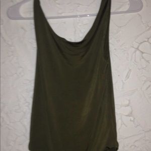 Never worn olive bodysuit